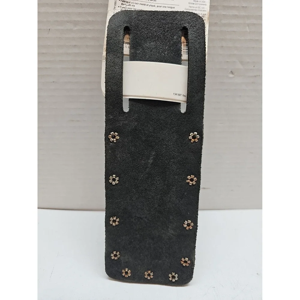 Klein Tools Leather Utility Knife Holder Pouch Fits 2.5 Inch Belts Durable Black